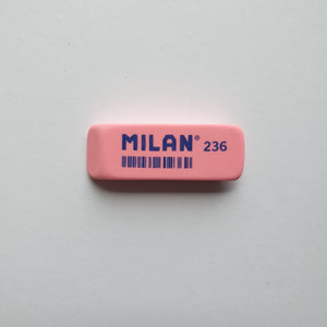 Bevelled Erasers Nata® MILAN 236 (Fluorescent Pink)