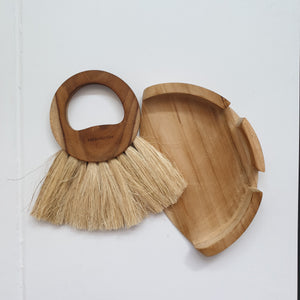 Blond Mohawk Dustpan and Hand Brush