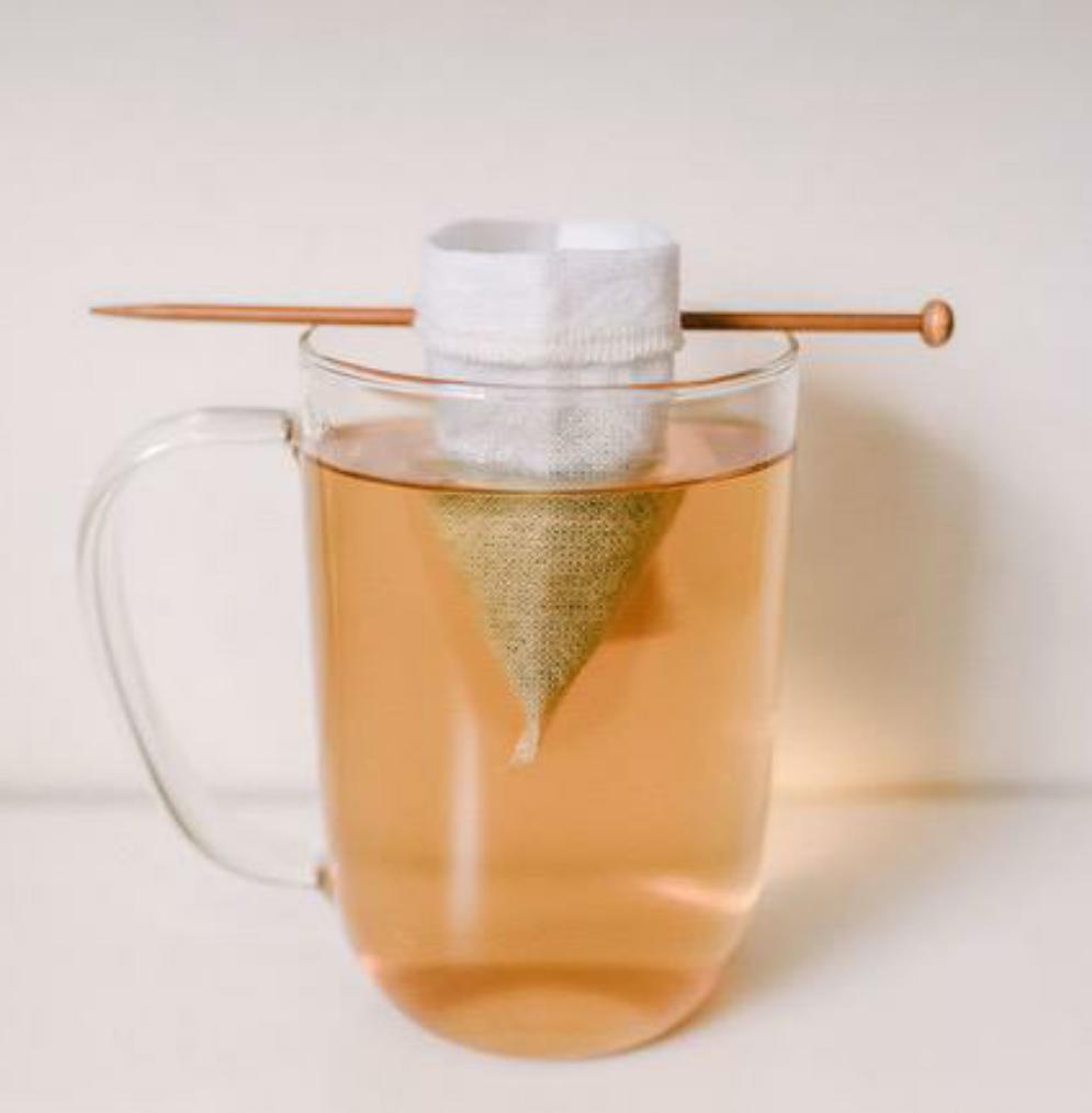 Reusable Tea Bag with Balancing Stick