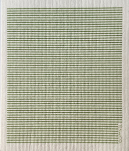 Stripe Sage Sponge Cloth