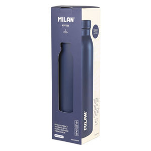 Stainless steel isothermal bottle 591 ml 1918 series, navy blue