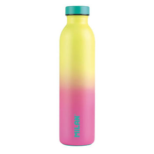 Stainless steel isothermal bottle 591 ml Sunset series, yellow-pink