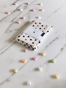 Tiny Hearts Gold and Black Gift Set