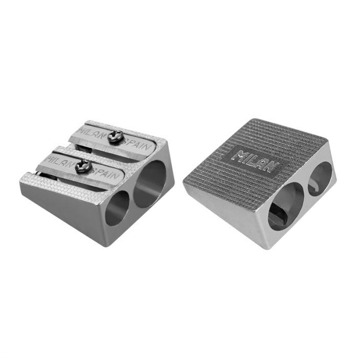 Aluminium Double Pencil Sharpener