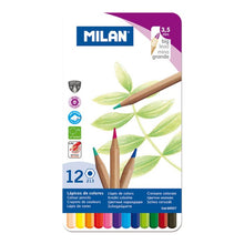 Load image into Gallery viewer, Metal box 12 colour pencils with thick lead, Ø 3.5 mm
