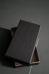 8" Embossed Gift Box - Black