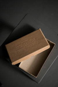 8" Embossed Gift Box - Kraft
