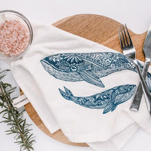 Load image into Gallery viewer, Whale Tea Towel
