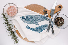Load image into Gallery viewer, Whale Tea Towel
