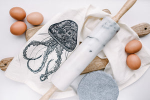 Jellyfish Tea Towel