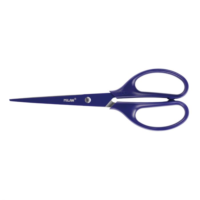 Acid blue office scissors 17 cm