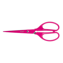 Load image into Gallery viewer, Acid pink office scissors 17 cm
