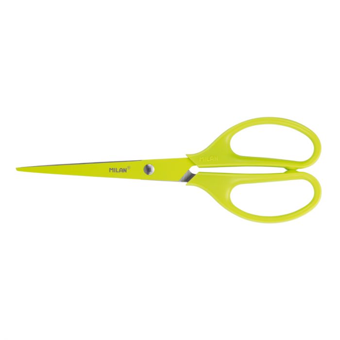 Acid yellow office scissors 17 cm
