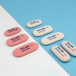 Oval Soft Synthetic Rubber Erasers MILAN 1012