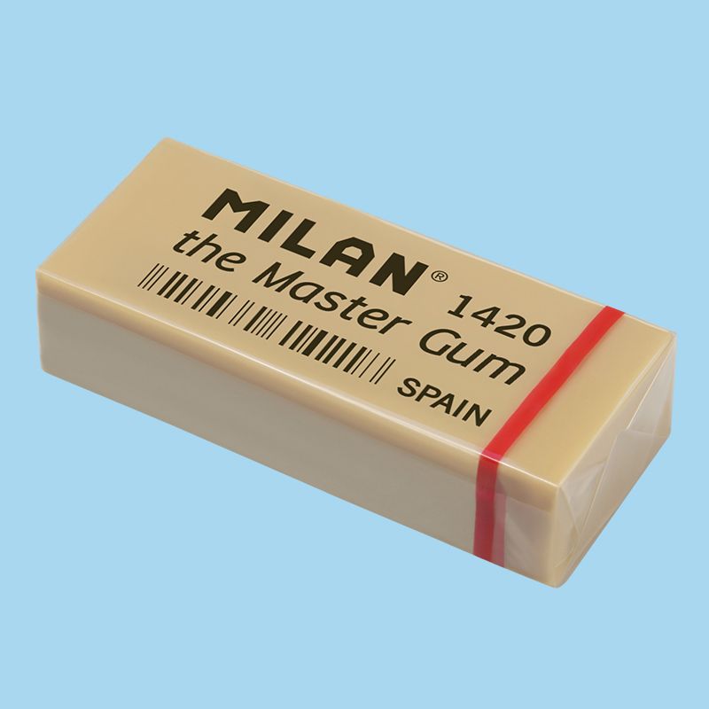 MILAN Master Gum erasers, softer and adsorbent, special for fine arts