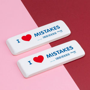 Flexible Erasers MILAN 4806 I ♥ Mistakes