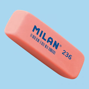 Bevelled Erasers Nata® MILAN 236 (Fluorescent Pink)