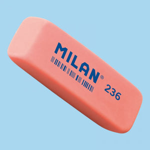 Bevelled Erasers Nata® MILAN 236 (Fluorescent Orange)