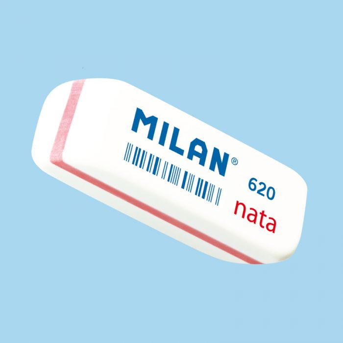 Small Bevelled Nata® Erasers MILAN 620 Red