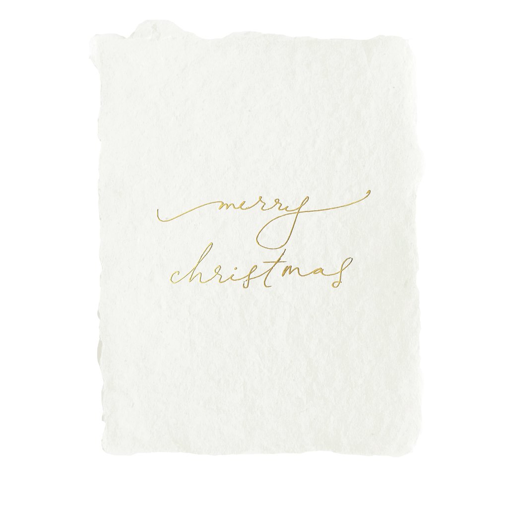 merry christmas note card