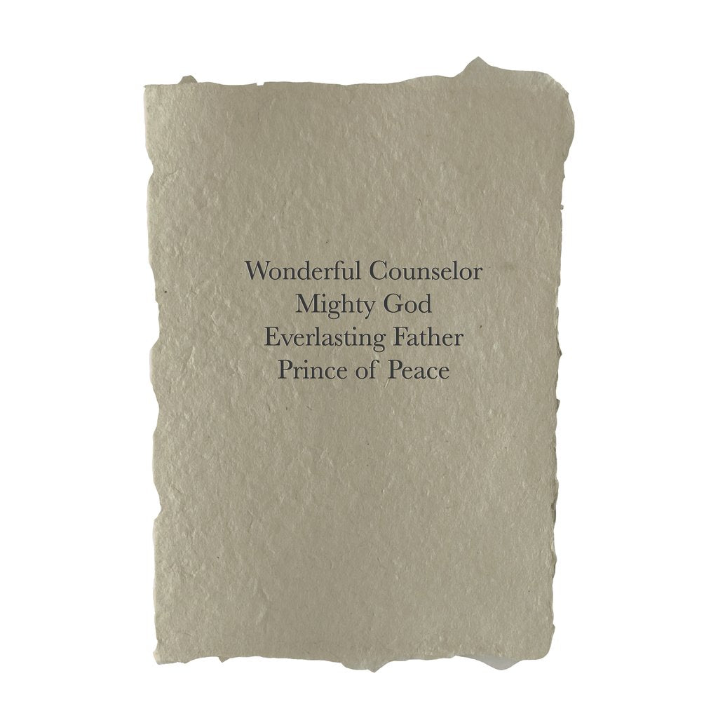 wonderful counselor holiday note card