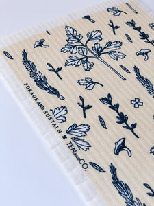 Forage and Sustain x Ten and Co Sponge Cloth