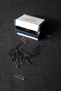 Gun Metal French Safety Pins