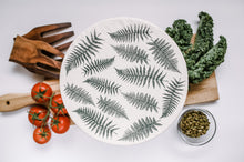 Load image into Gallery viewer, Fern XL Bowl Cover (unwaxed) 12.5&quot;
