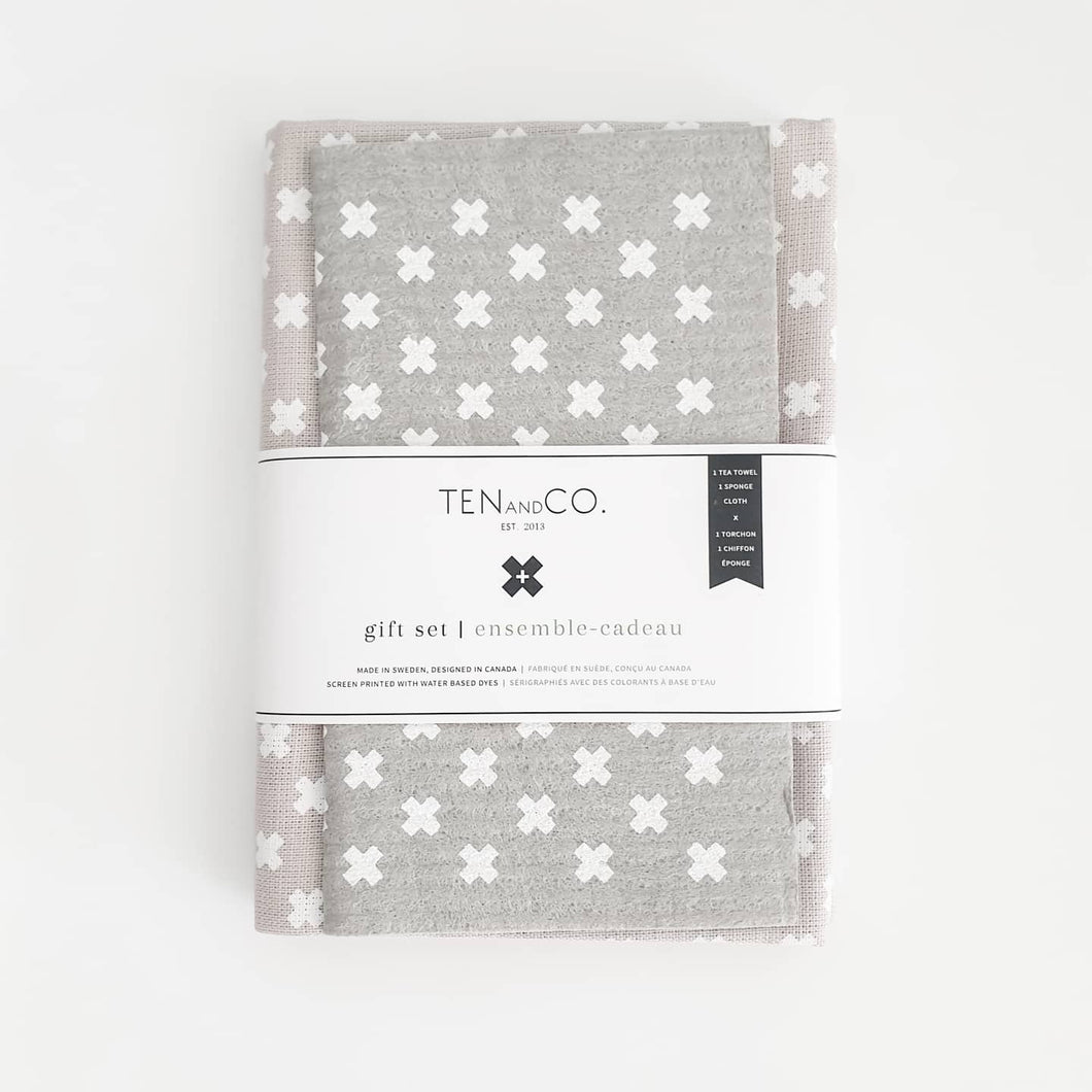 Tiny x White on Warm Grey Gift Set