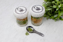 Load image into Gallery viewer, Bird Mason Jar Covers (Set of 2) 3.5-5&quot;
