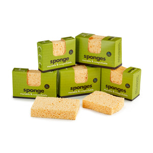 Compostable Wavy Sponge (Set of 2 Small)
