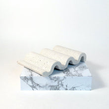 Load image into Gallery viewer, White Wavy Soap Dish
