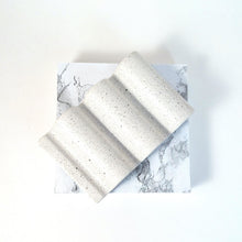 Load image into Gallery viewer, White Wavy Soap Dish
