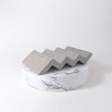 Load image into Gallery viewer, Grey Zig Zag Soap Dish
