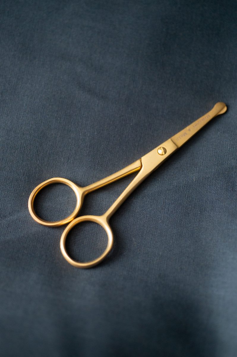 Short Blade Safety Gold Scissors