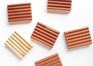 Classic Handmade Cedar Wood Soap Dish