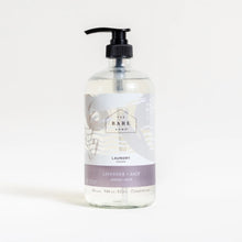 Load image into Gallery viewer, Laundry Detergent in Glass Bottle Lavender + Sage 946ml
