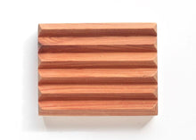 Load image into Gallery viewer, Classic Handmade Cedar Wood Soap Dish
