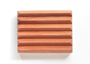 Classic Handmade Cedar Wood Soap Dish