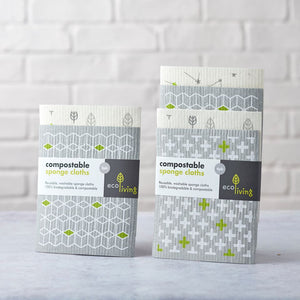 Compostable Sponge Cleaning Cloths - Shapes