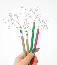 Load image into Gallery viewer, Recycled Paper Plantable Seed Pencils – Set of 4
