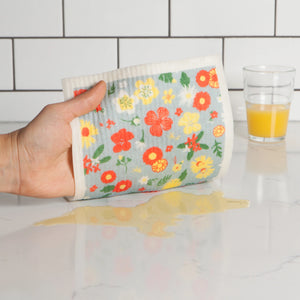 Flowers of the Month Sponge Cloth