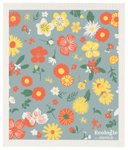 Flowers of the Month Sponge Cloth