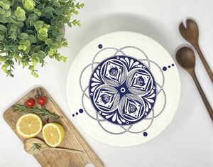 NOLIAH Vienna XL Fabric Bowl Cover (unwaxed) 12.5"