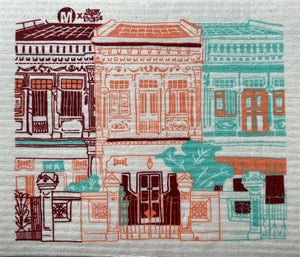 Shophouses Sponge Cloth (Set of 2)