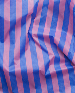 Standard Baggu Blue Pink Awning Stripe