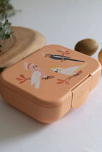 Load image into Gallery viewer, ECO BENTO LUNCHBOX PEACH NATIVE BIRDS
