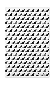 Black Cats Tea Towel