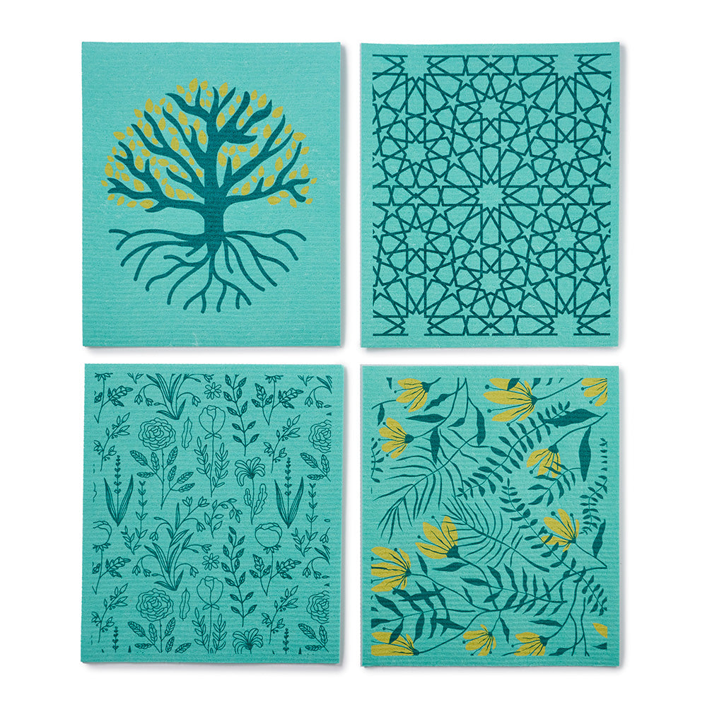 Jumbo Compostable Sponge Cloth Mat (Set of 4)