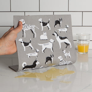 Handsome Hound Sponge Cloth Mat (L)